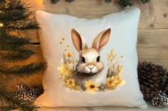 Gold Christmas Watercolor Clipart Sublimation, Christmas PNG Product Image 4