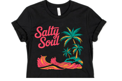 Salty Soul Svg | Svg Files for Cricut | Shirt Svg Product Image 1