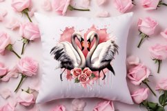 Gothic Valentines Day Clipart, Valentine Skeleton Product Image 4