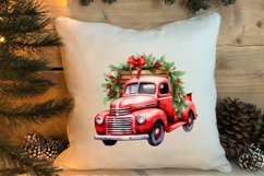 Watercolor Christmas Farm Clipart Product Image 4