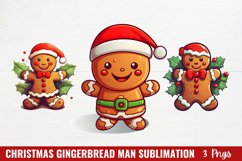 Christmas Gingerbread Man Sublimation Product Image 1