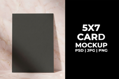 5x7 Rustic BBQ Card Mockup | Outdoor Summer Party Invitation Product Image 4