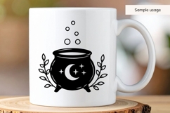 Hand Drawn Witch Cauldron SVG for Halloween Product Image 4