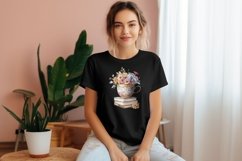 Watercolor Cups and Flowers, Vintage Cup Product Image 4