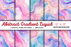 Abstract Gradient Liquid Background JPG Product Image 1