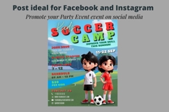 Kids Soccer Camp Flyer Template, Kids Soccer School Flyer Product Image 4