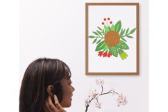 Elegant Floral Bouquet Embroidery Design Product Image 4