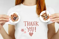 Chow Chow Dog Car Coaster Design, Chihuahua Dog Car Coaster Product Image 4
