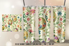 Decoupage Beautiful Easter Skinny Tumbler Designs | Tumbler Product Image 4