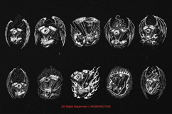 10 Bundle Dark Art V Twin Engine Biker Motorcycle Torque Product Image 6