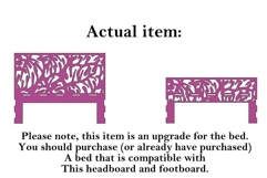 Upgrade set: monstera headboard and footboard for bed digita Product Image 4