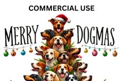 Merry Dogmas &amp; Catmas PNG, Funny Pet Christmas PNG Product Image 5
