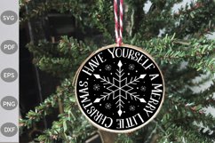 Have Yourself a Merry Little Christmas SVG Design Product Image 1