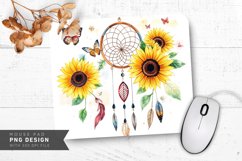 Artistic Bouquet Mouse Pad PNG Design Product Image 1