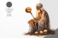 Halloween clipart, Skeleton clipart, Autumn clipart Product Image 1
