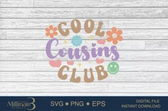 Cool Cousins Club SVG PNG Sublimation|Baby Shower | Kid Club Product Image 4
