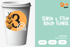 Seren &amp; Stem Boho Floral Monogram Product Image 1