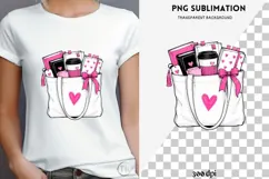 Book besties png design for T-shirts Product Image 4