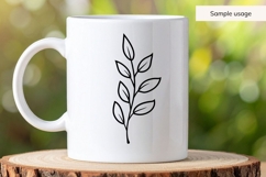 Hand Drawn Autumn Leaf Branch SVG Product Image 4