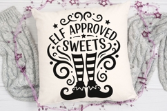 Elf Approved Sweets Svg, Christmas Elf Svg, Elf Legs Svg. Product Image 4