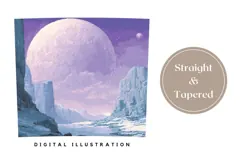 Cosmic Tumbler Wrap Design, Space Tumbler Sublimation Product Image 4