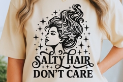 Salty Hair Don’t Care Svg, Summer Vacation Svg, Beach Svg. Product Image 5