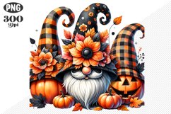 Halloween Gnomes Sublimation - Clipart PNG Design Product Image 1