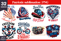 Patriotic quote, 4th of July sublimation Cowboy Eagle Proud Product Image 4