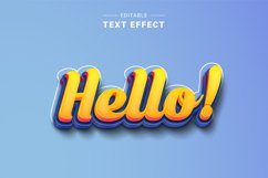 Editable Text Effect for Illustrator. Vector Graphic styles Product Image 1