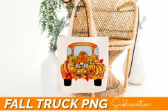 Fall Truck clipart,Happy Halloween,Truck Gnome,Pumpkin Product Image 5
