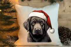 Christmas Peeking Dogs Clipart, Christmas PNG Product Image 4