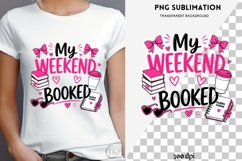 Book besties png design for T-shirts Product Image 4