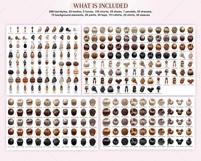 Family Moments Clipart Portrait Creator Product Image 4