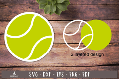 Sports Balls Bundle SVG Layered Design Product Image 5