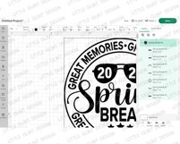 Spring Break 2025 Shirt SVG PNG, Beach Vacation Quote TShirt Product Image 4