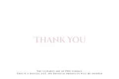50 Watercolor Floral Clipart, Pink Flower PNG Decorative Product Image 4