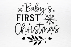 Baby&#039;s First Christma SVG Product Image 4
