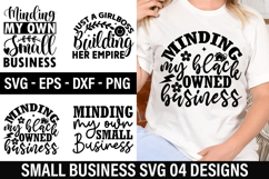 Business SVG Design - Minding My Own Small Business Product Image 1