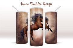 Horse Tumbler Sublimation, Skinny Tumbler 20 Product Image 1