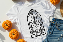 Gothic Stained Glass Halloween| Witchy SVG Cut Files Product Image 5
