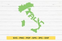 Italy SVG cut file in the shape of the country Product Image 3