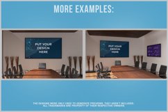 Screen Mockup in a Meeting Room Product Image 4