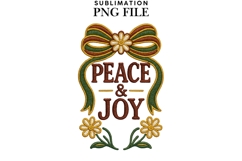 Peace and joy png design for T-shirts Product Image 1