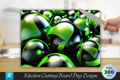 3D Camouflage Balls Cutting Board Sublimation Design Product Image 1