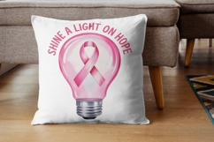 Hope &amp; Strength Breast Cancer Awareness Quotes PNG Pack Product Image 4