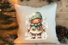Hand Drawn Cozy Christmas Clipart, Christmas PNG Product Image 4
