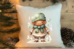 Hand Drawn Cozy Christmas Clipart, Christmas PNG Product Image 4