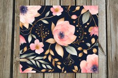 Vintage Flowers | 4 gentle tumbler Sublimation designs Product Image 4