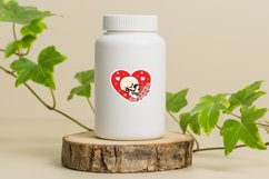 Funny Skeleton Valentine Sticker Bundle, Skeleton Valentine Product Image 4