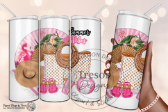 Summer beach illustration, beach vacation, pink tropical PNG Product Image 9